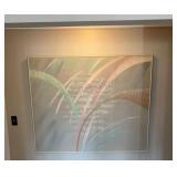 Signed Original Abstract Painting on Canvas 48x60