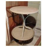 Pair of Metal Side Tables 19x19