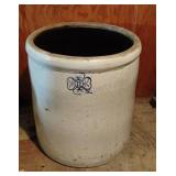 Large No 12 Stoneware Crock- Has chip