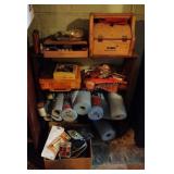 Basement Shelving Area Contents