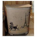 Vintage Pearl-Wick Fifi Poodle Hamper