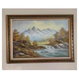 R. Kay Framed Painting
