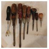 Snap On Trim Pad Remover & Assorted Wood Handled