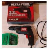 Ultra Steel Electric Drill & Drill Bits