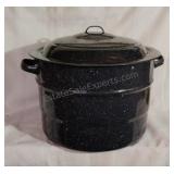 Large Enameled Canning Pot