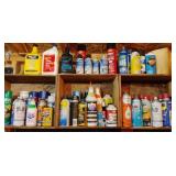 Garage Upper Shelving Area Contents