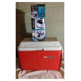 Coleman Cooler and Emerson Lantern