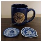 Boston Marathon Badges and Mug