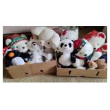 Santa Bears, Assorted Stuffed Animals
