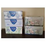 5 Boxes Unopened Puffs & Kleenex