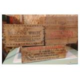 Vintage Liquor Wooden Crates