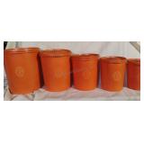 Vintage Tupperware Nesting Canister Set