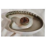 The Hyde Park Ceramic "B" Ashtray