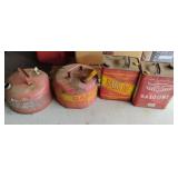 Metal Gas Cans - Empty