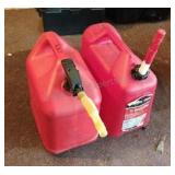 Two 5 Gallon Gas Tanks - Full
