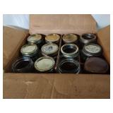 Box of  Kerr, Ball/Assorted Pint Mason Jars