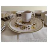 Vintage Stoneware Service for 4