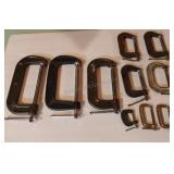 Assorted C Clamps