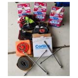 Mini Air Compressor, Tire Irons, Collapsible Cones