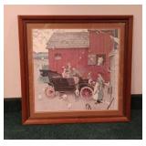 Norman Rockwell Framed Art Print 24x24