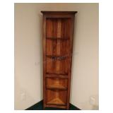 Aged Walnut Corner Shelf 6ftx23