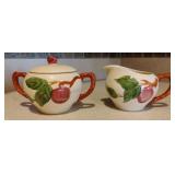 Franciscan by Johnson Bros Apple Cream and Sugar