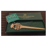 Virginia Metalcrafters Boxed Letter Opener