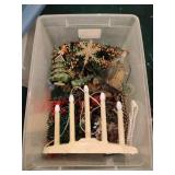 Tote of Christmas Decor