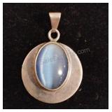Sterling 925 and Blue Stone Pendant