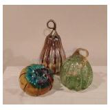 Decorative Glass Pumpkins
