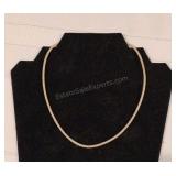 585 Stamped Gold 16" Necklace