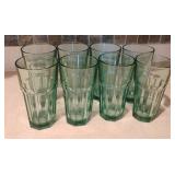Libby Gibraltar Spanish Green Highball Glasses