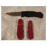 Bench Mark/Assorted Pocket Knives
