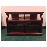 Bombay Co Mahogany Media Cabinet 28x43x22