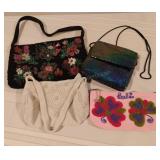 Vintage Beaded Hudsons Purse/Assorted Handbags