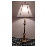 Brass Tone Pull Chain Lamp 30"