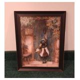 Framed "The Visitor" by Arthur Hopkins Art Print