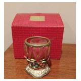 Fitz and Floyd Holliday Jolly Ole St Nick Candle