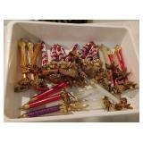 Clip On Christmas Candle Ornaments