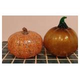 Decorative Glass Pumpkins