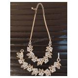 Vintage Necklace, Bracelet & Clip On Earring Set