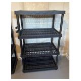Plastic Shelf 23.5x35.5x55 inches tall