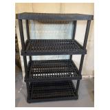 Plastic Shelf 23.5x35.5x55 inches tall
