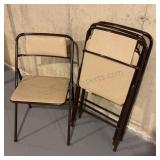 Set of 4 Folding Chairs