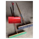 Push Brooms & Snow Shovel