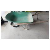 Metal Wheel Barrow Tire Needs Air
