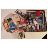 Box of Sewing Notions