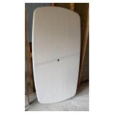 Plastic Folding Patio Table 37x71