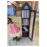 CDs Rack & Table Lamp