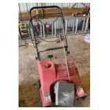 Gas snow Blower Pulls Over